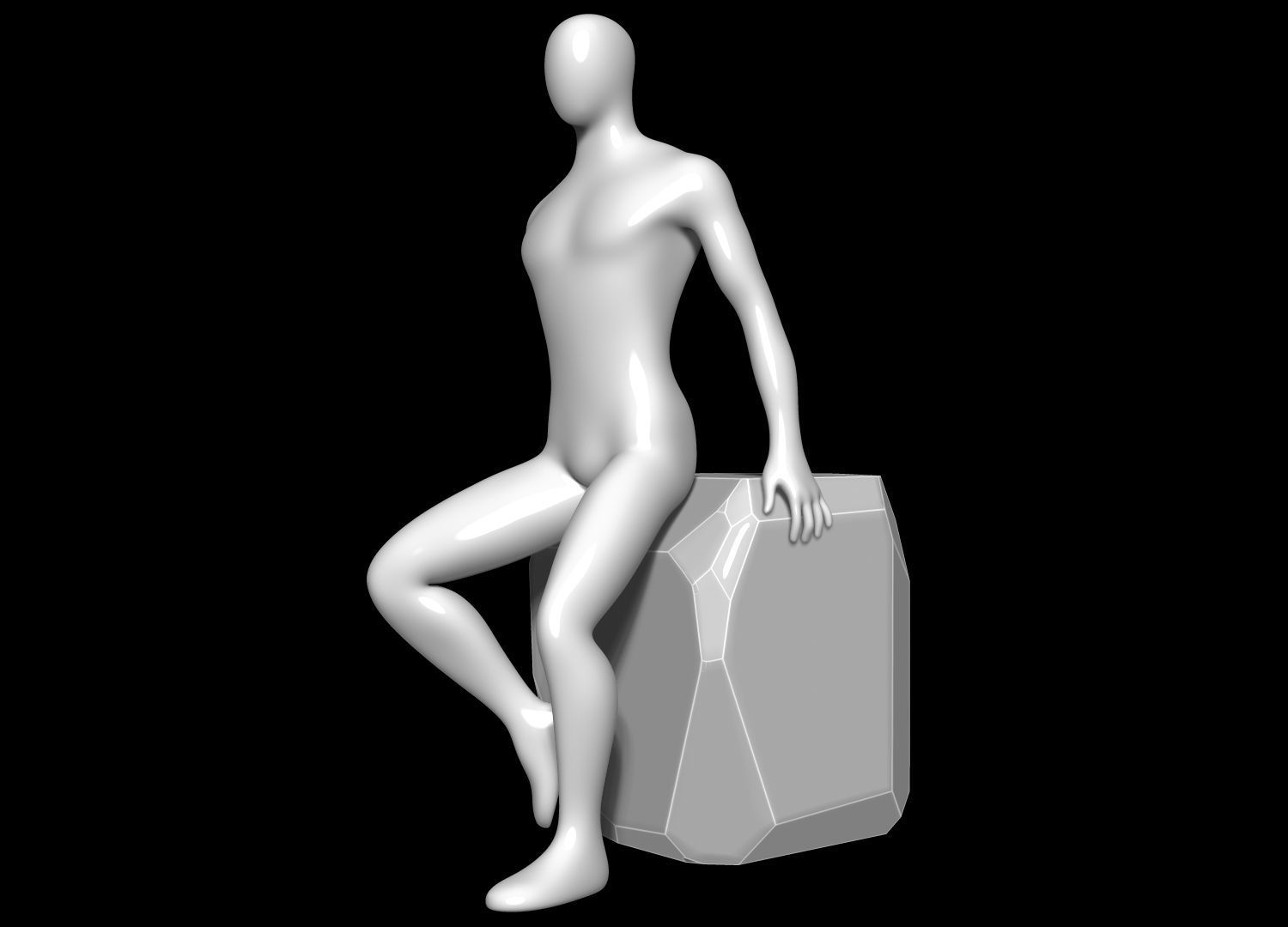 Mannequin Male 3D model_7