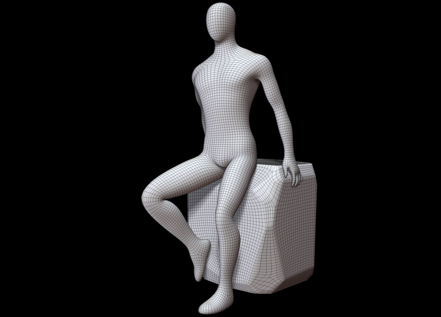 Mannequin Male 3D model_17