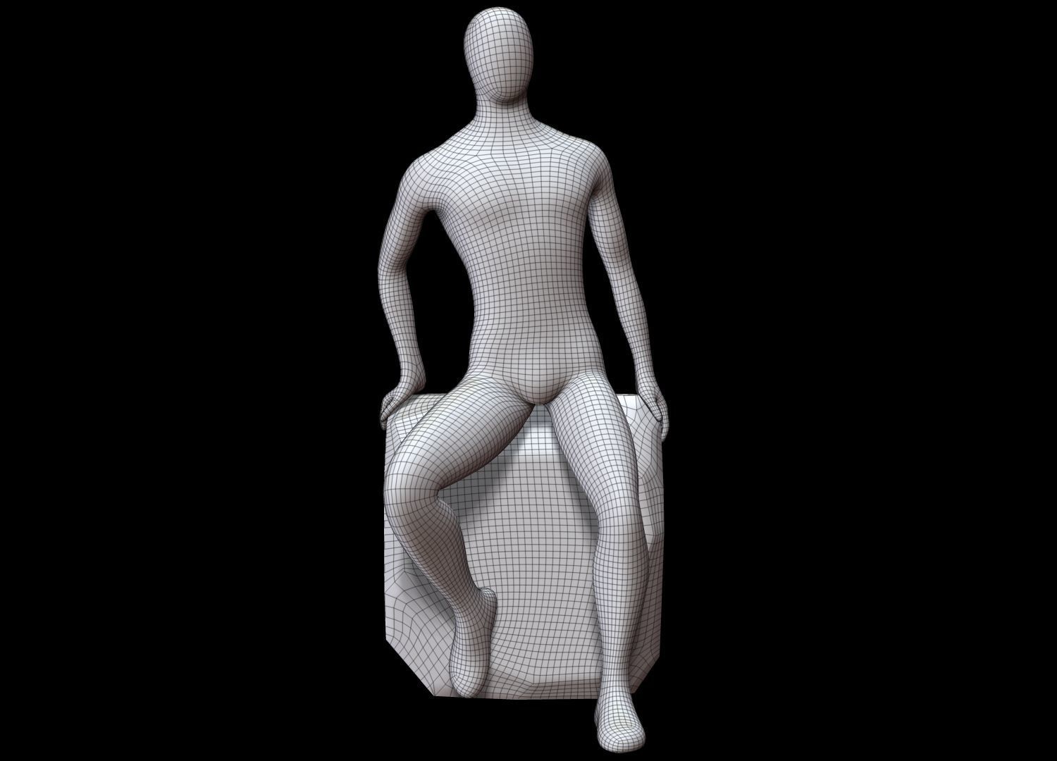 Mannequin Male 3D model_10