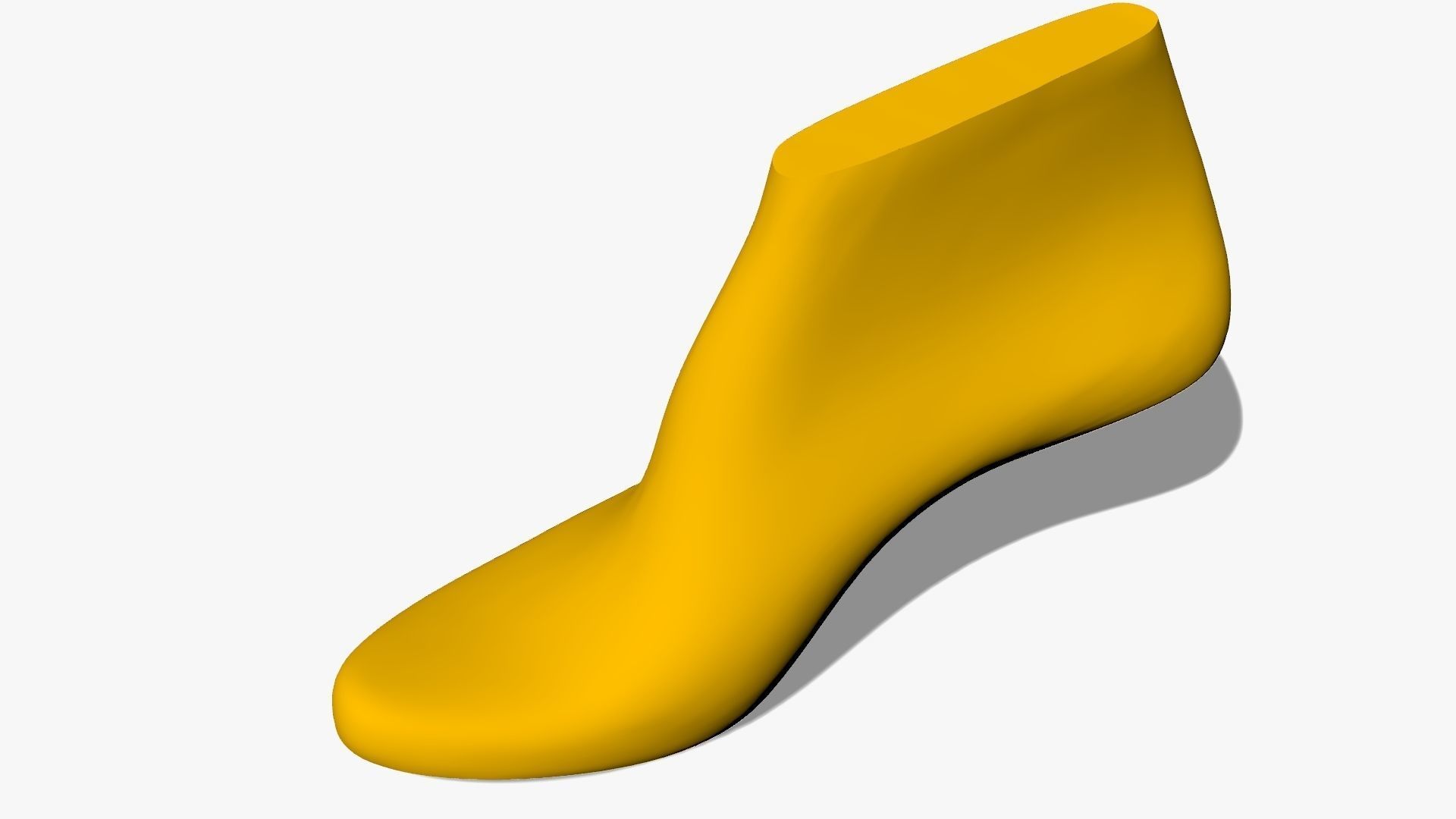 Female Shoe Last 3D print model_7