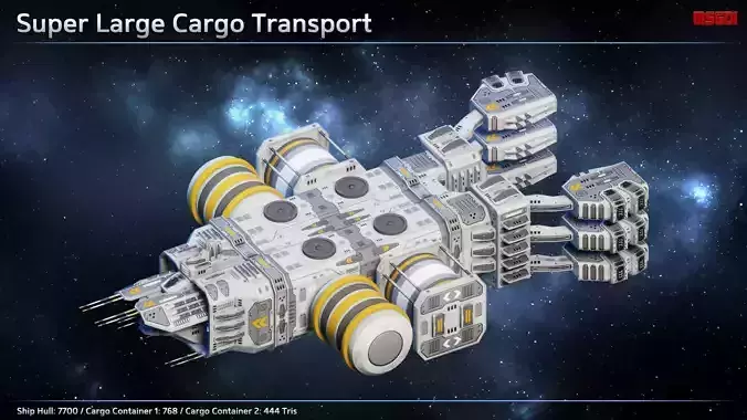 Spaceship Super Large Cargo Transport