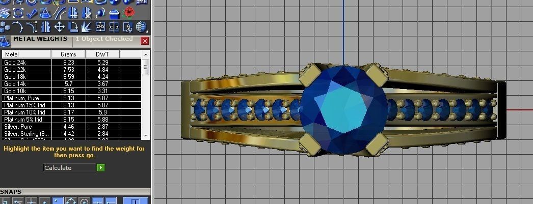 trellis style ring 3D print model_5