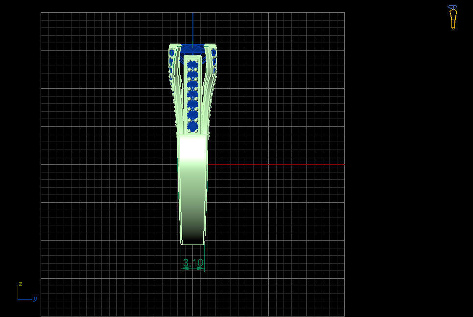 trellis style ring 3D print model_3