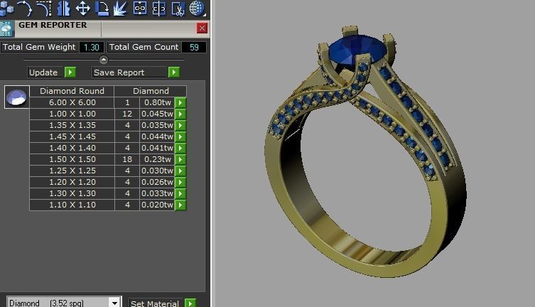 trellis style ring 3D print model_6