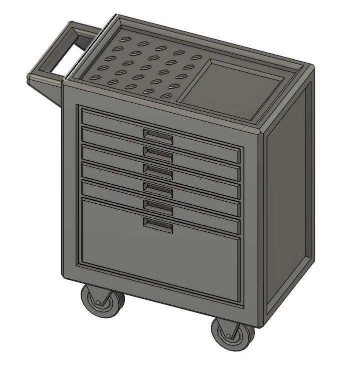 1-35 Scale Diorama Tool Canister Barrel 3D print model_6