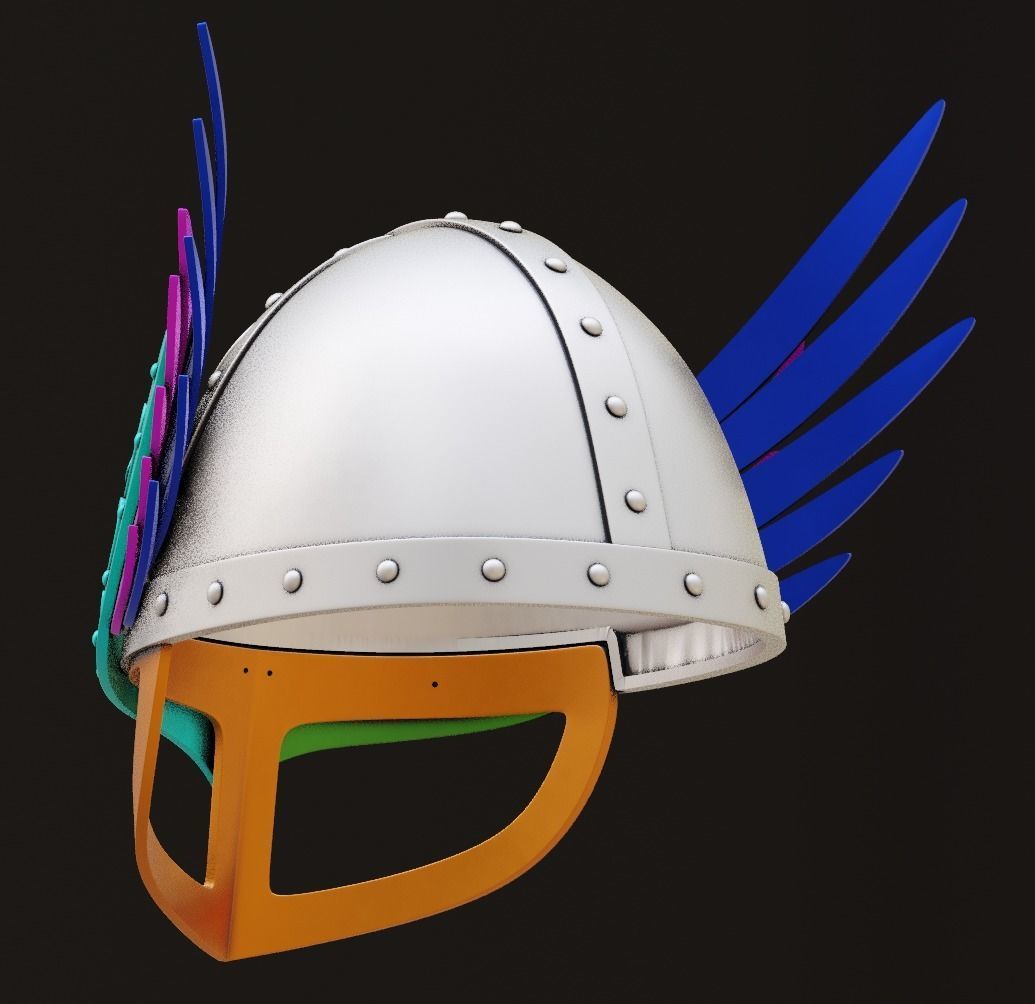 Prince Canute Helmet 3D print model_13