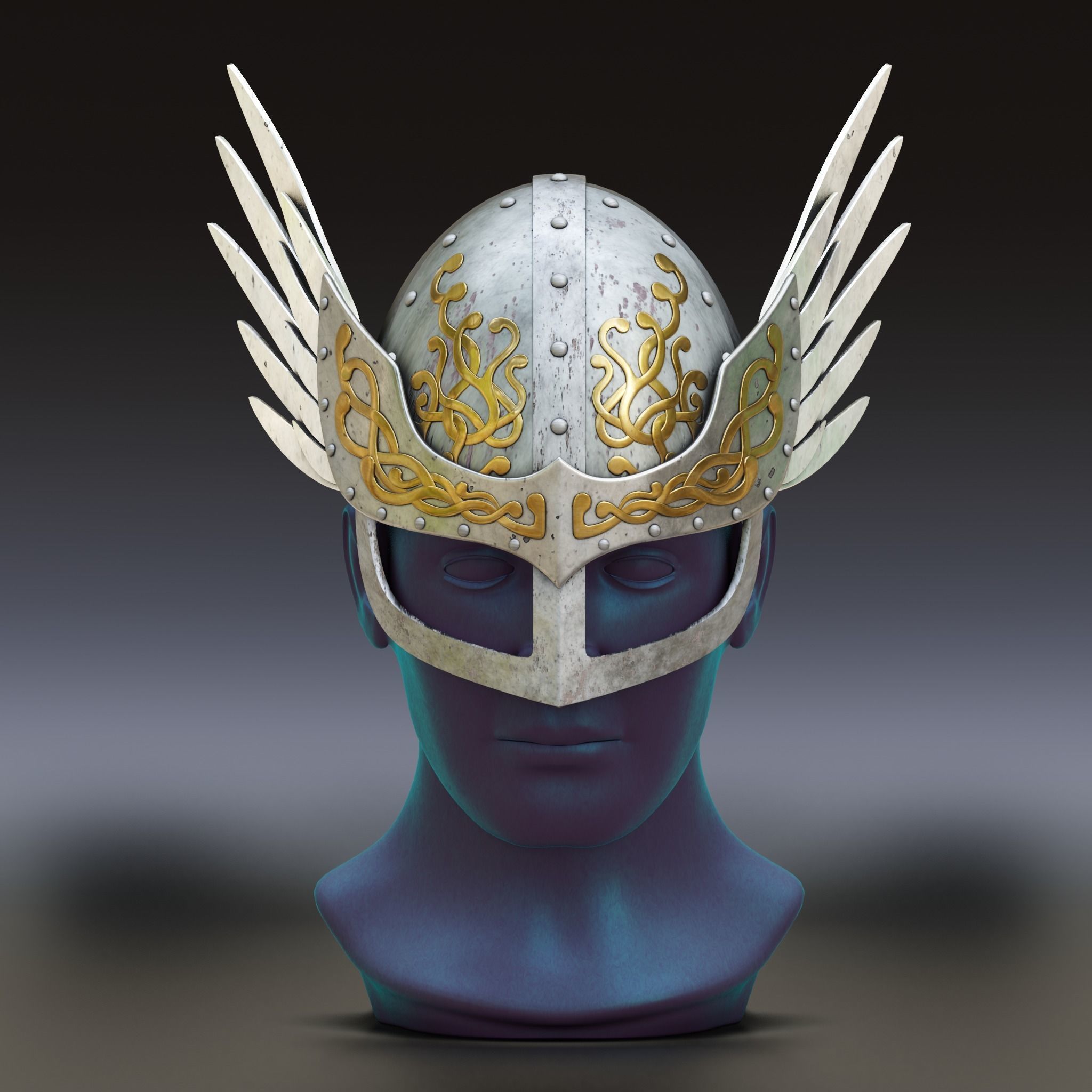 Prince Canute Helmet 3D print model_1