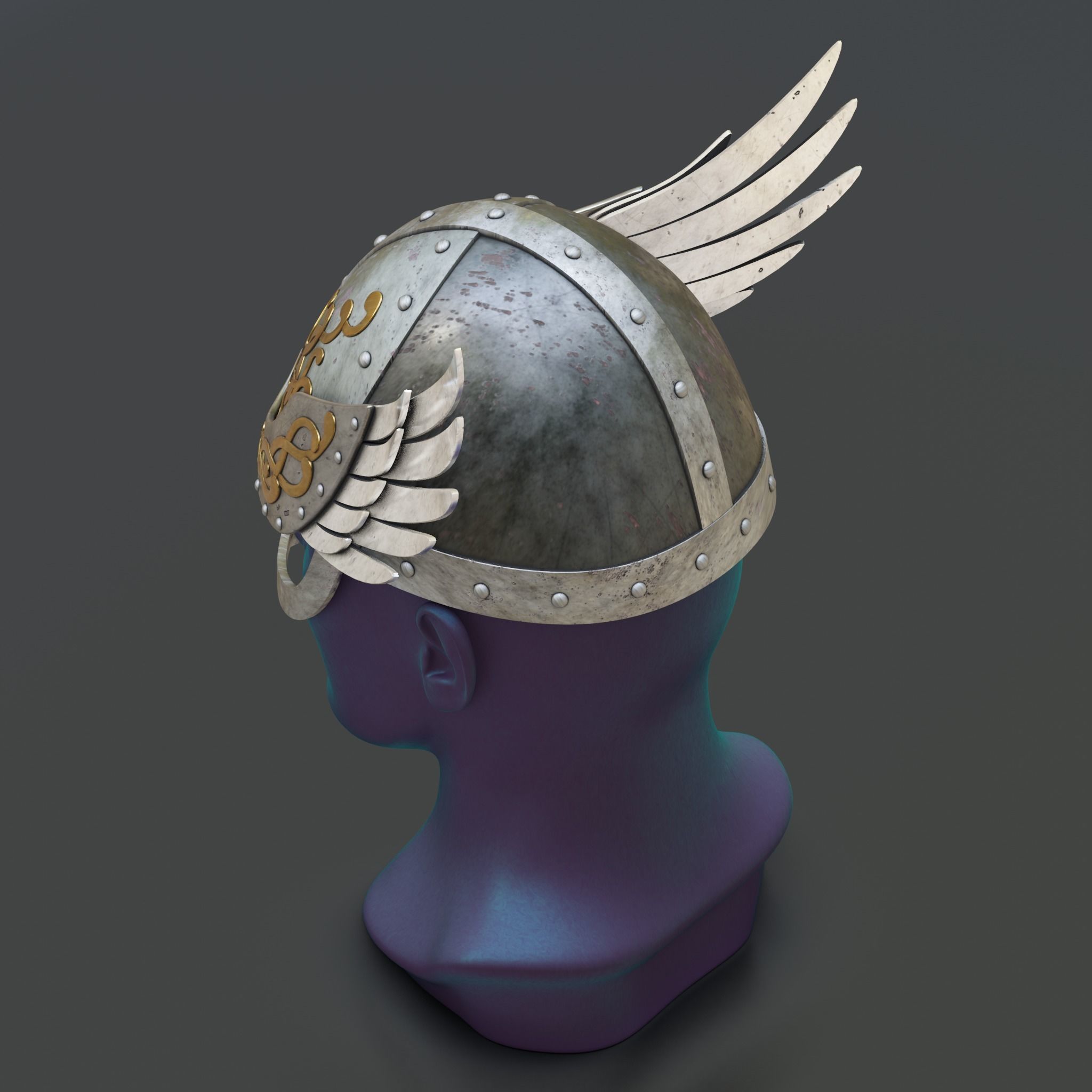 Prince Canute Helmet 3D print model_8