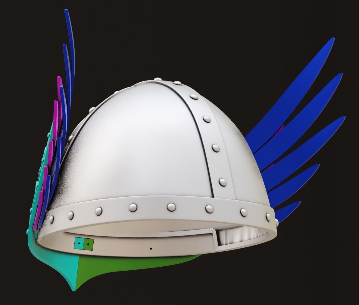 Prince Canute Helmet 3D print model_12