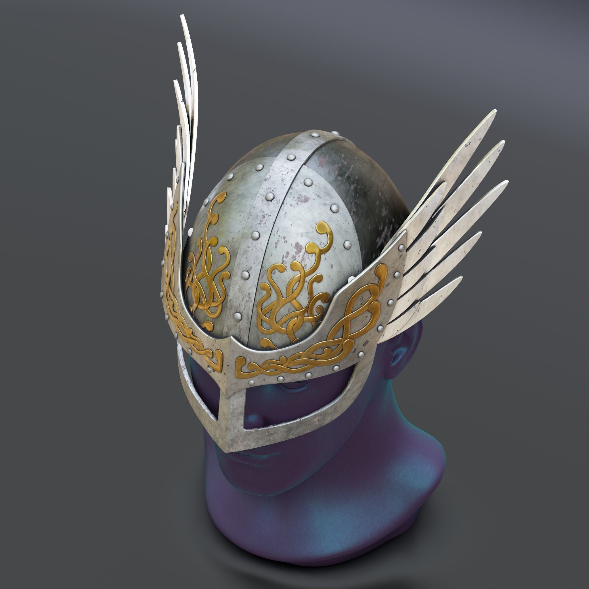 Prince Canute Helmet 3D print model_6