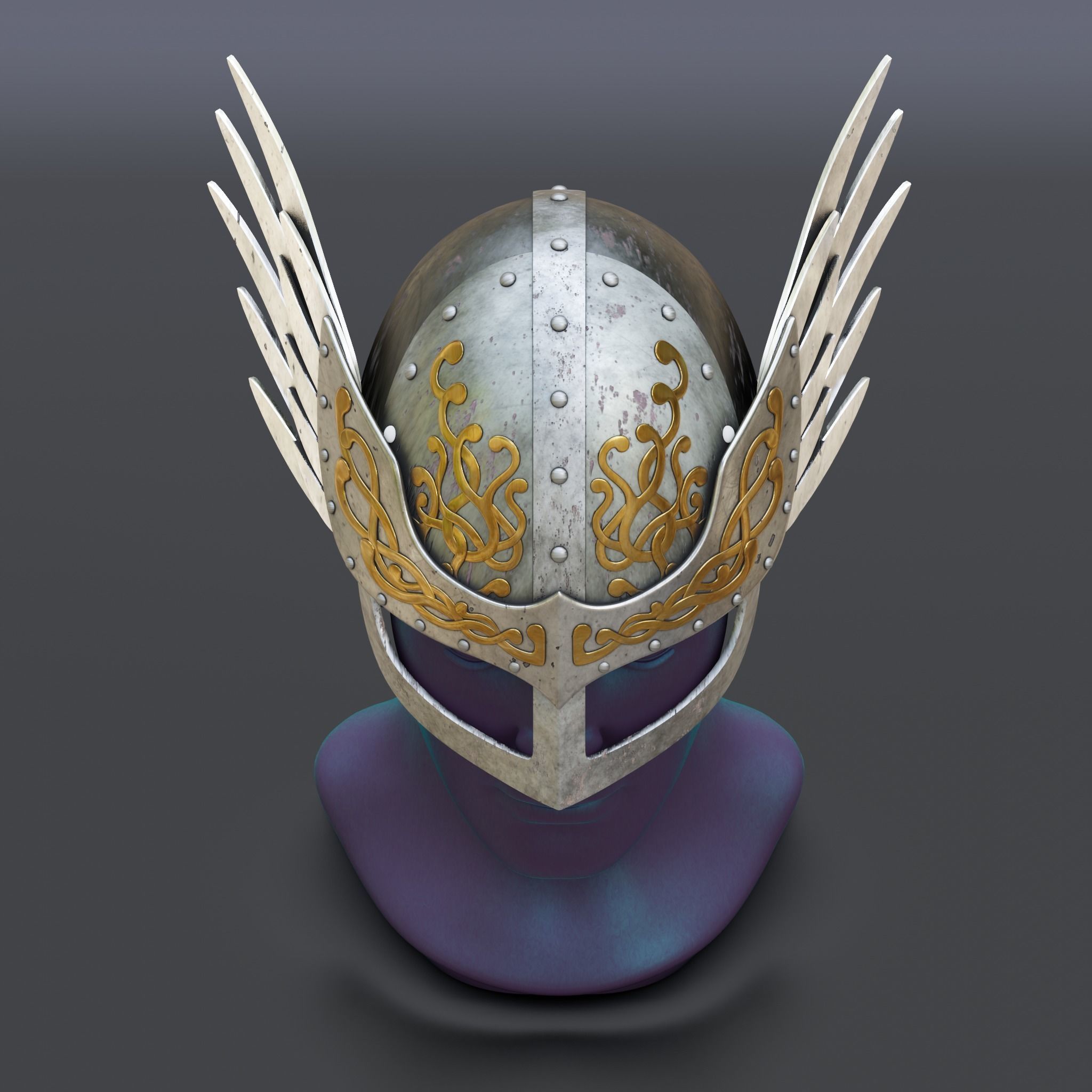 Prince Canute Helmet 3D print model_5