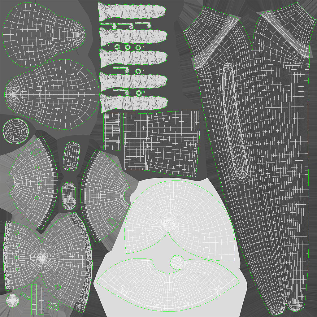 Hip Implant Low-poly 3D model_11