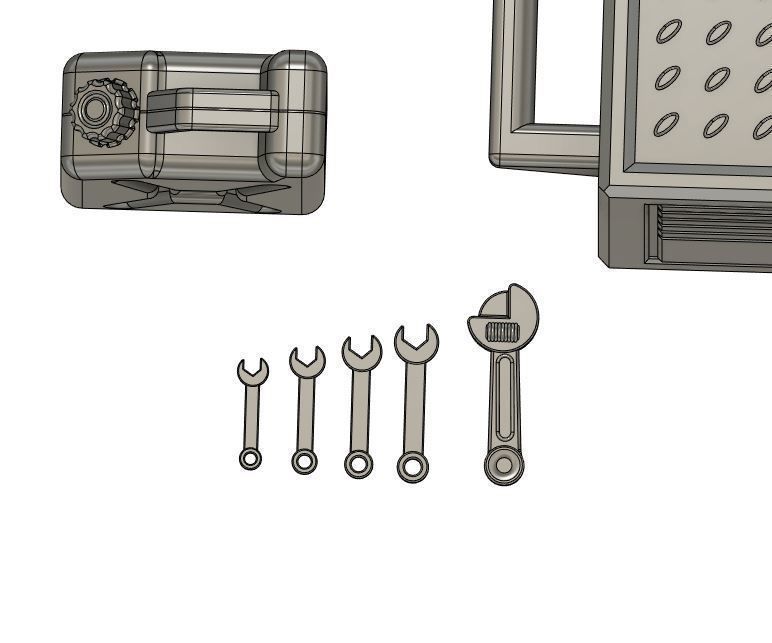 1-87 Scale Model Railroad Diorama Tool Canister Barrel 3D print model_5