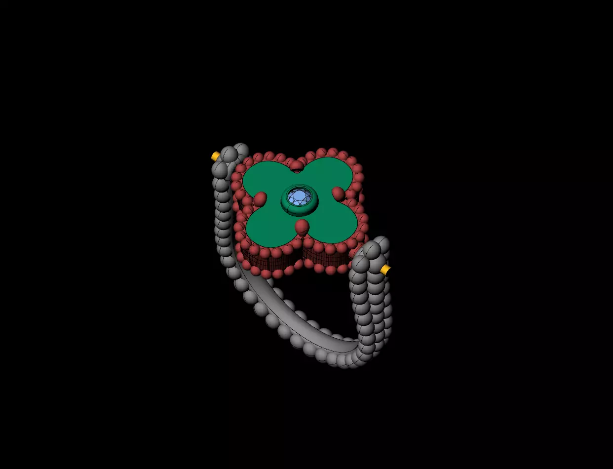 van cleef 3D print model_0