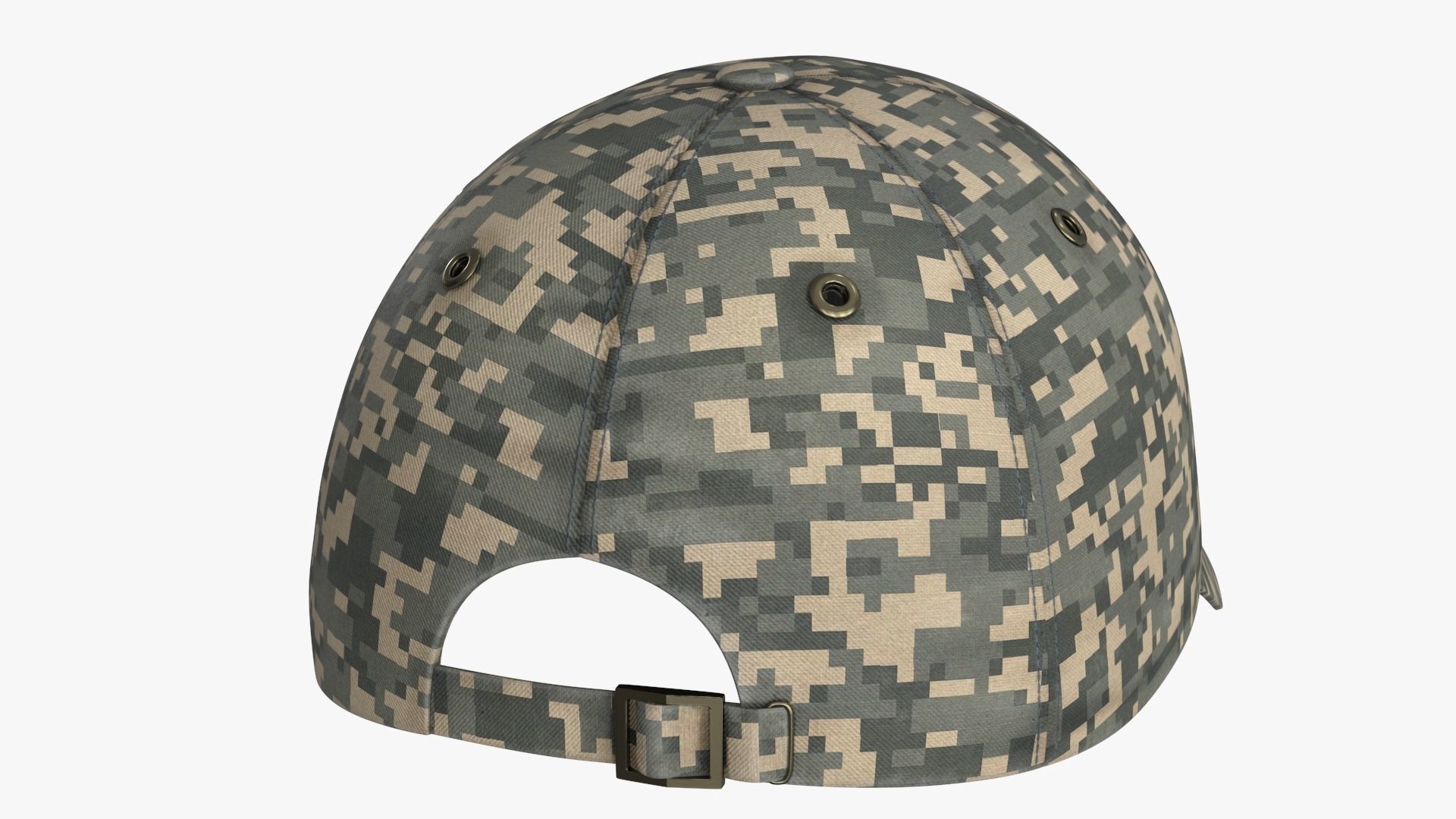 Tactical Mask Face And Ear Protection with Baseball Cap 3D Model Collection_17