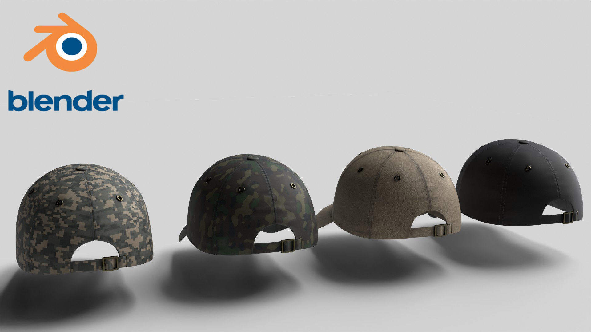 Tactical Mask Face And Ear Protection with Baseball Cap 3D Model Collection_12