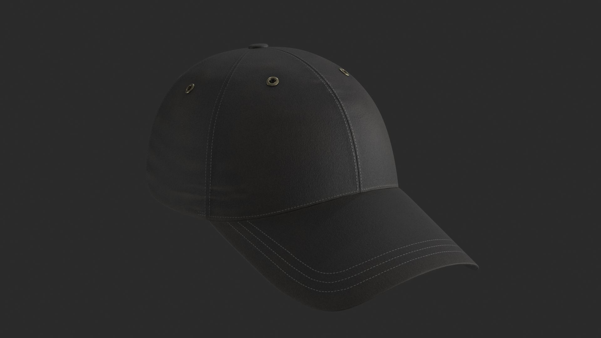 Tactical Mask Face And Ear Protection with Baseball Cap 3D Model Collection_13