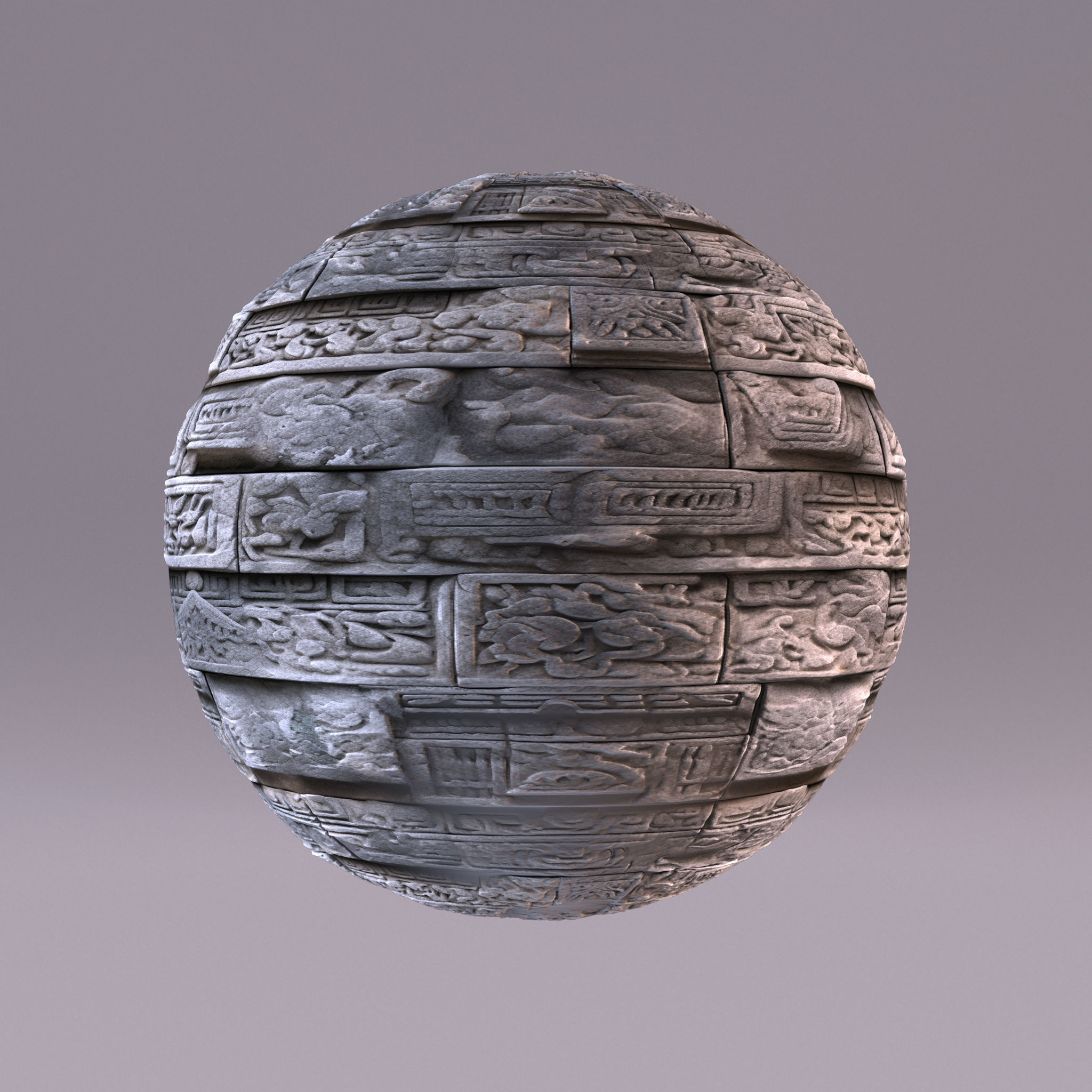 Ancient Temple Wall 01 Texture - Seamless Texture_3