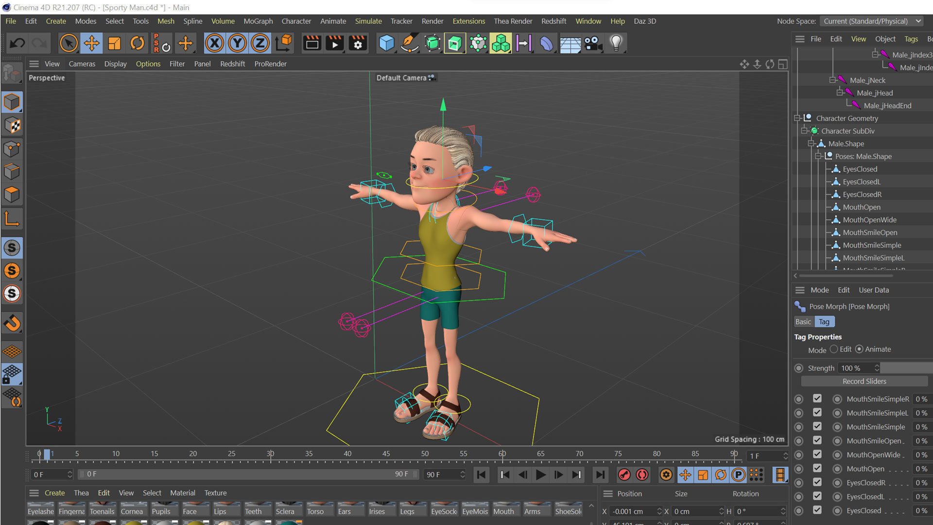 Sporty Man 3D model_34