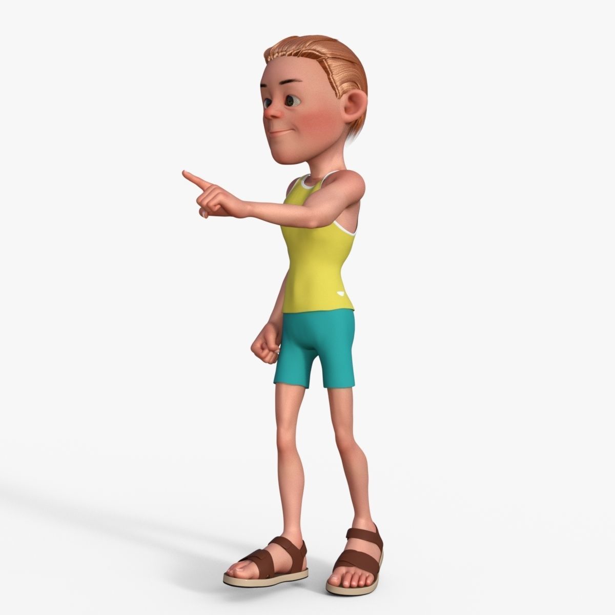 Sporty Man 3D model_18