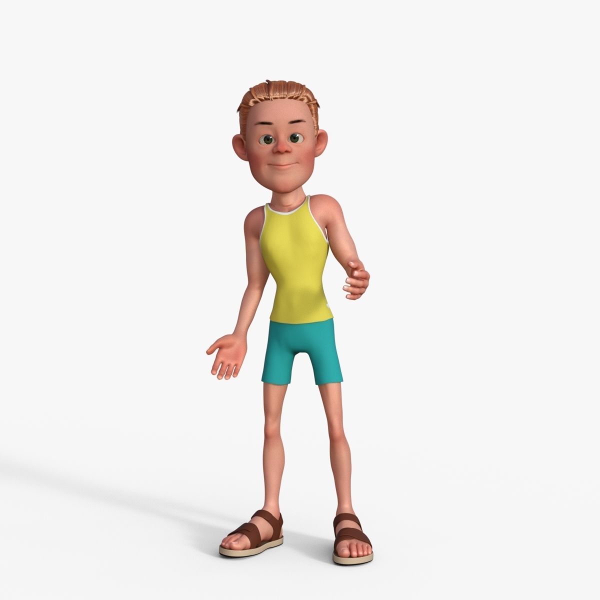 Sporty Man 3D model_20