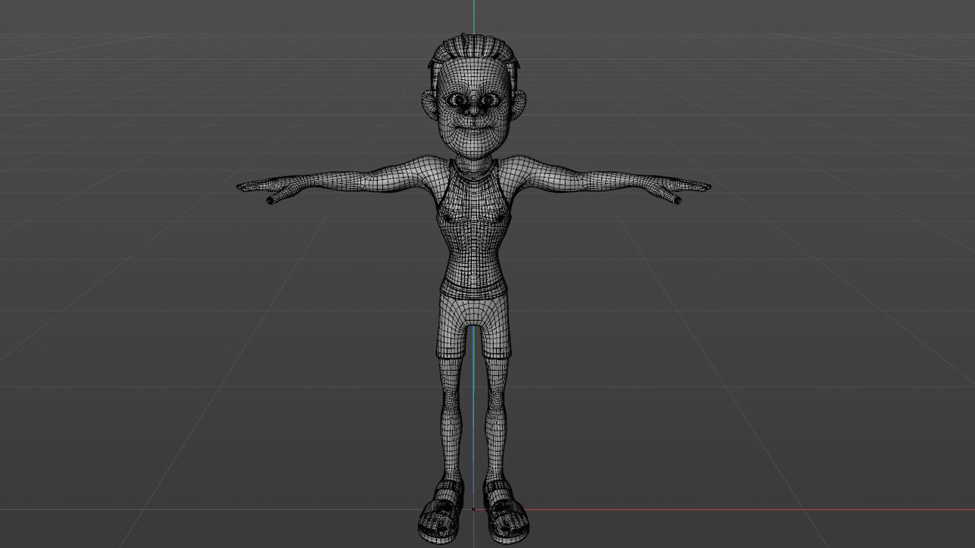 Sporty Man 3D model_33