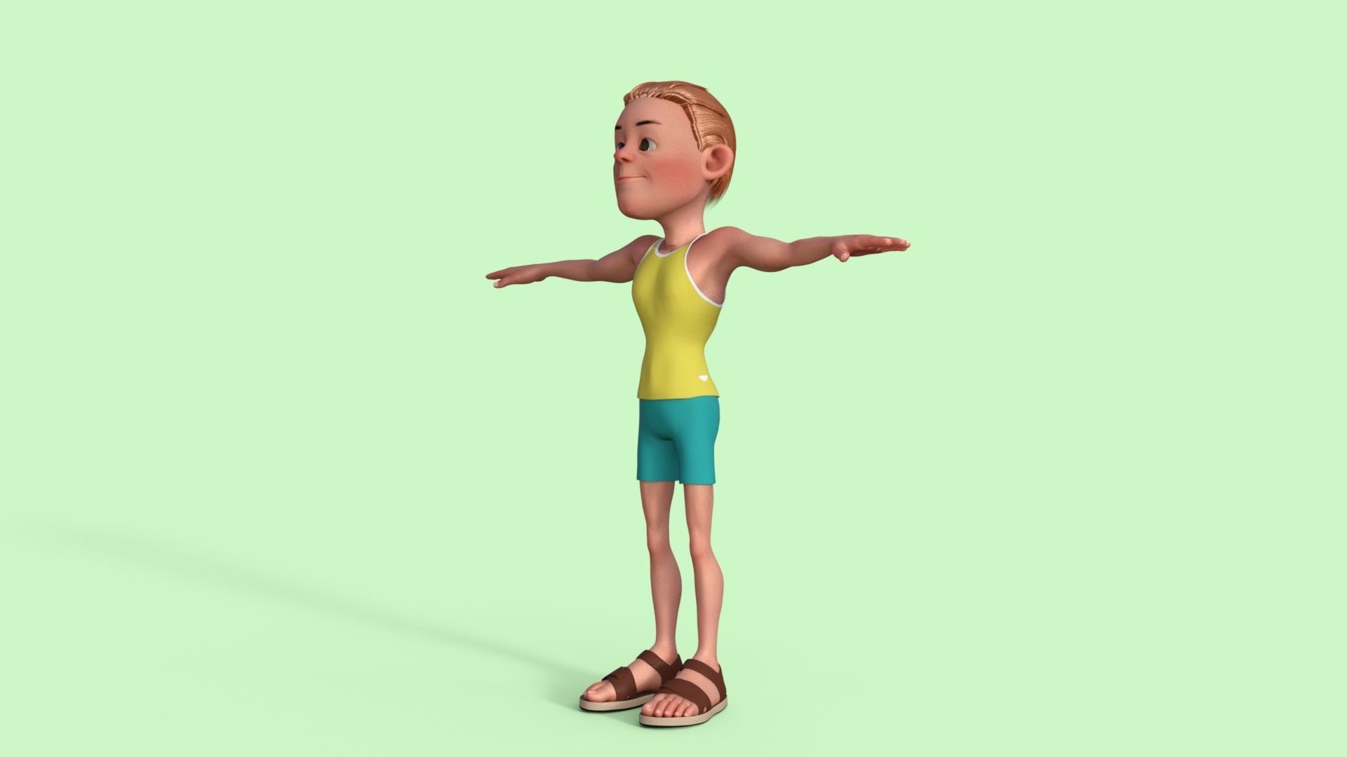 Sporty Man 3D model_32