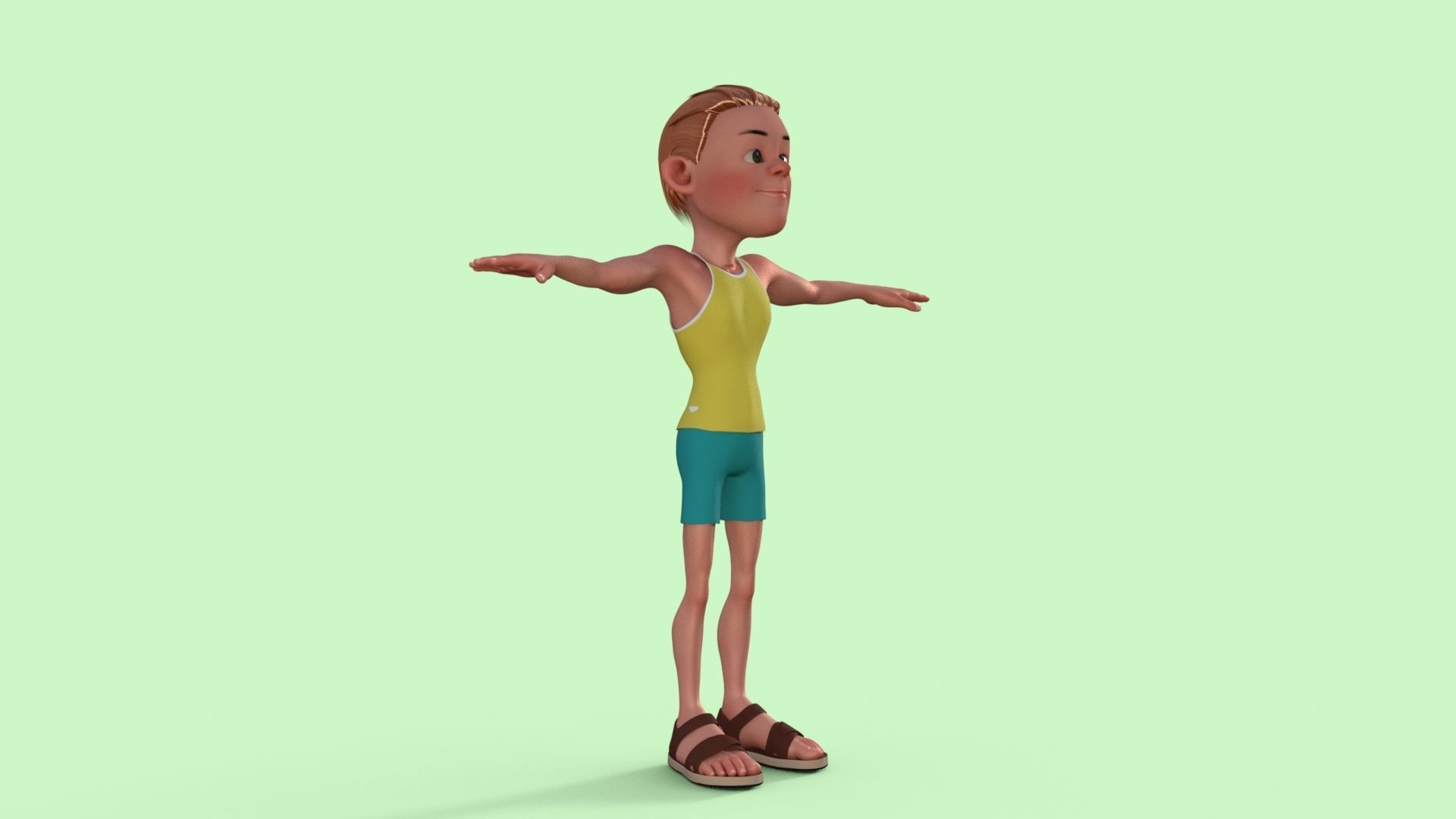 Sporty Man 3D model_28