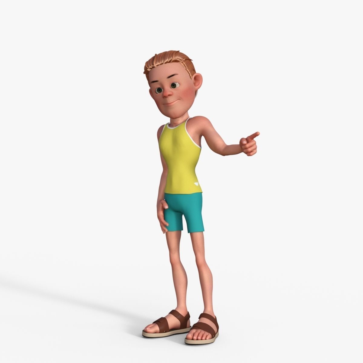 Sporty Man 3D model_17