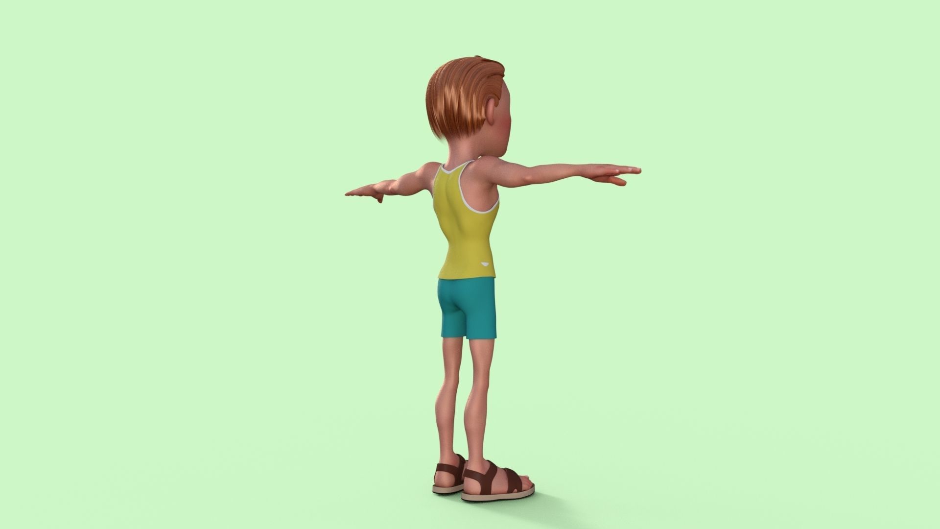 Sporty Man 3D model_25