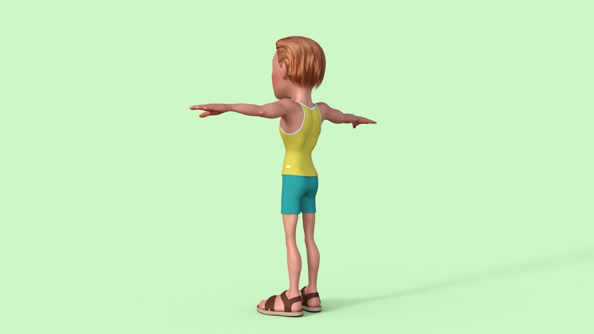 Sporty Man 3D model_30