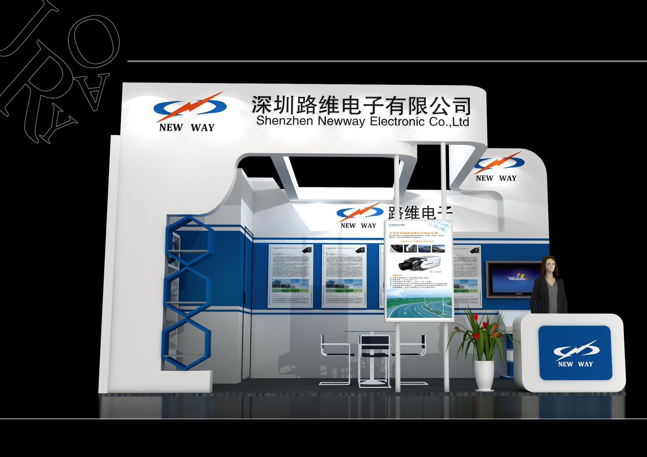 Booth - Area - 6X3-3DMAX2009-01 3D model_3