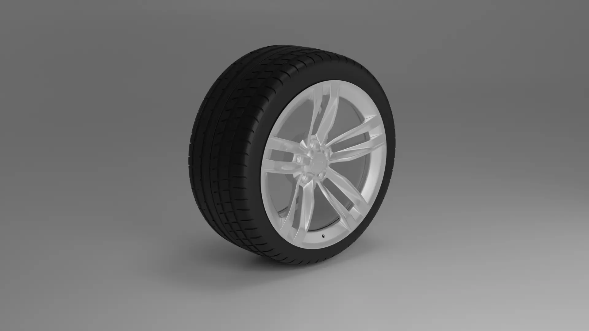 Wheel 3d Free low-poly 3D model