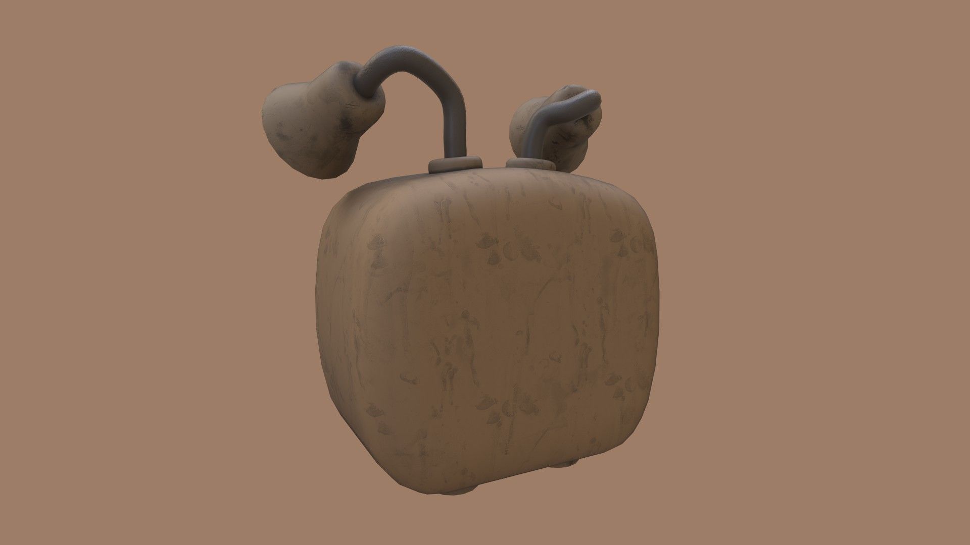 Stylized Cartoony Imp TV Low-poly 3D model_6