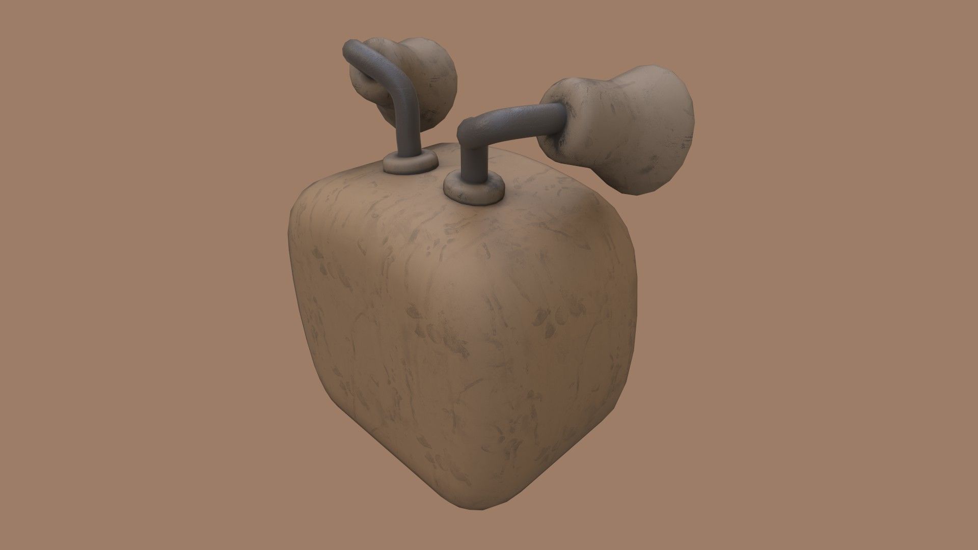 Stylized Cartoony Imp TV Low-poly 3D model_8