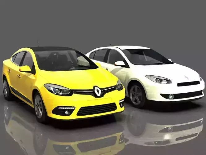 FLUENCE SERIES 3D PRINT MODEL Low-poly 3D model