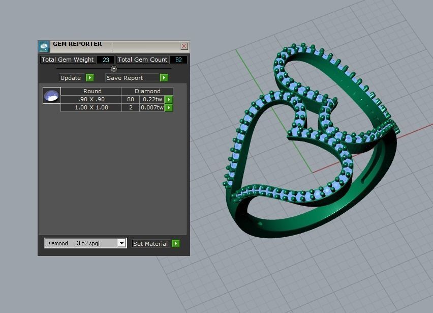 ring jewelry 3D print model_5