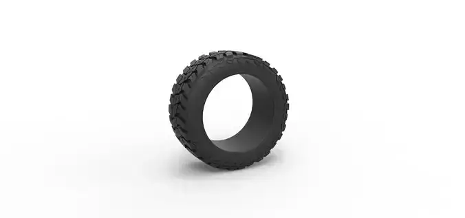 Offroad tire 111 Scale 1 to 25