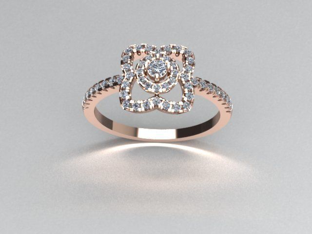 ring jewelry 3D print model_2