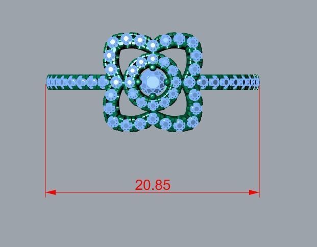 ring jewelry 3D print model_8