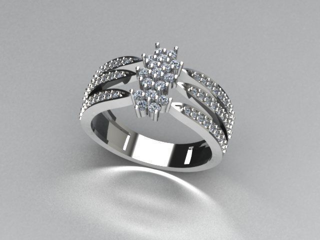 ring jewelry 3D print model_3