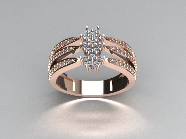 ring jewelry 3D print model_2