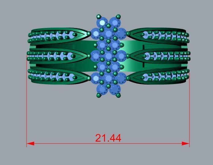 ring jewelry 3D print model_8