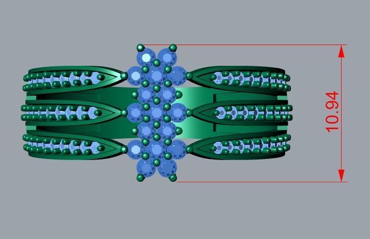 ring jewelry 3D print model_7