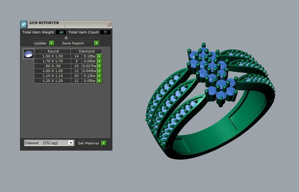 ring jewelry 3D print model_5