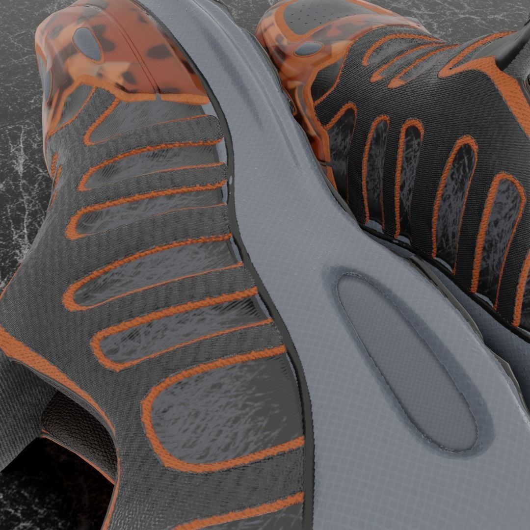 CUSTOM 3D SHOE - AVATAR SHOE Low-poly 3D model_8