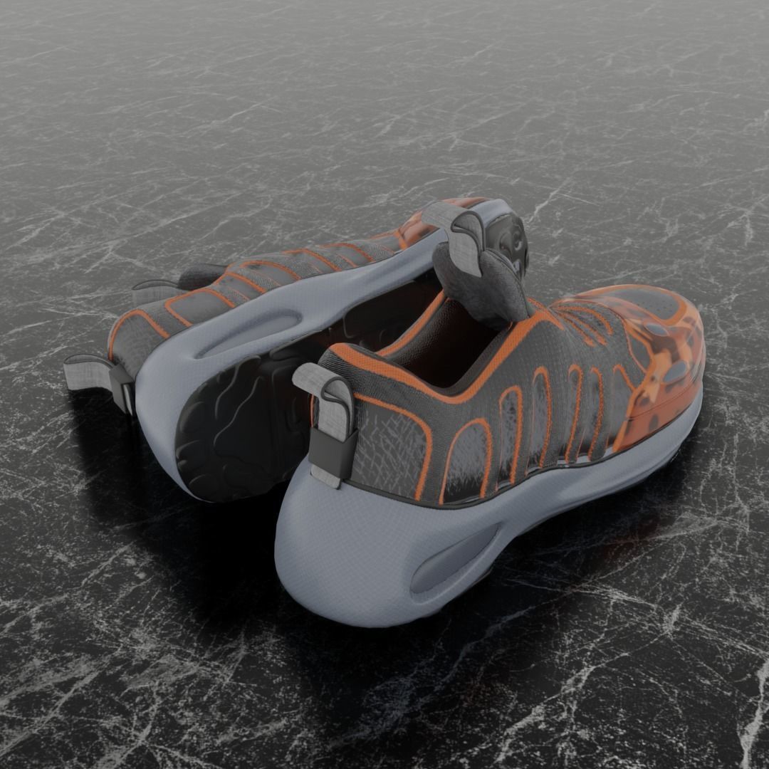 CUSTOM 3D SHOE - AVATAR SHOE Low-poly 3D model_5