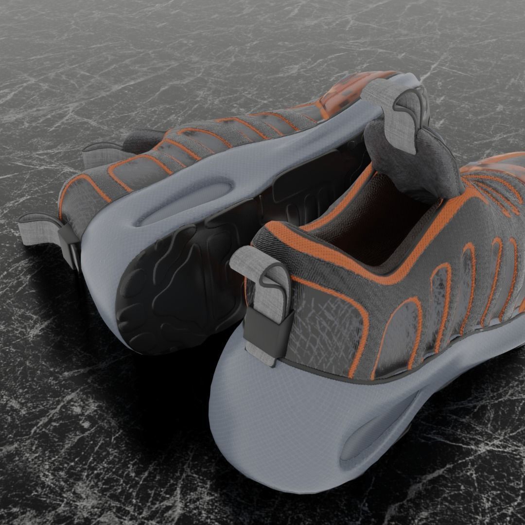 CUSTOM 3D SHOE - AVATAR SHOE Low-poly 3D model_12