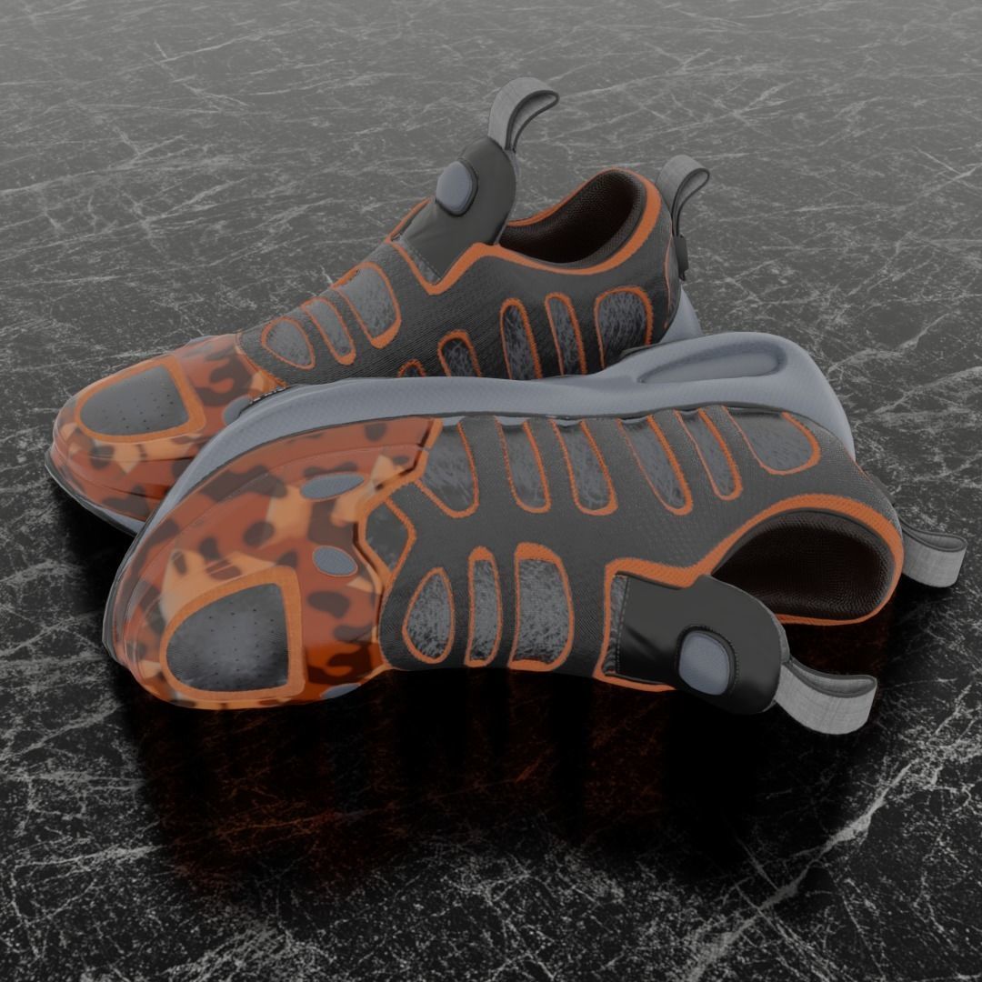 CUSTOM 3D SHOE - AVATAR SHOE Low-poly 3D model_1