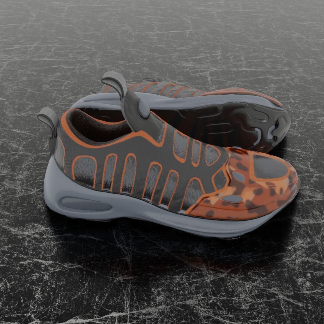 CUSTOM 3D SHOE - AVATAR SHOE Low-poly 3D model_4